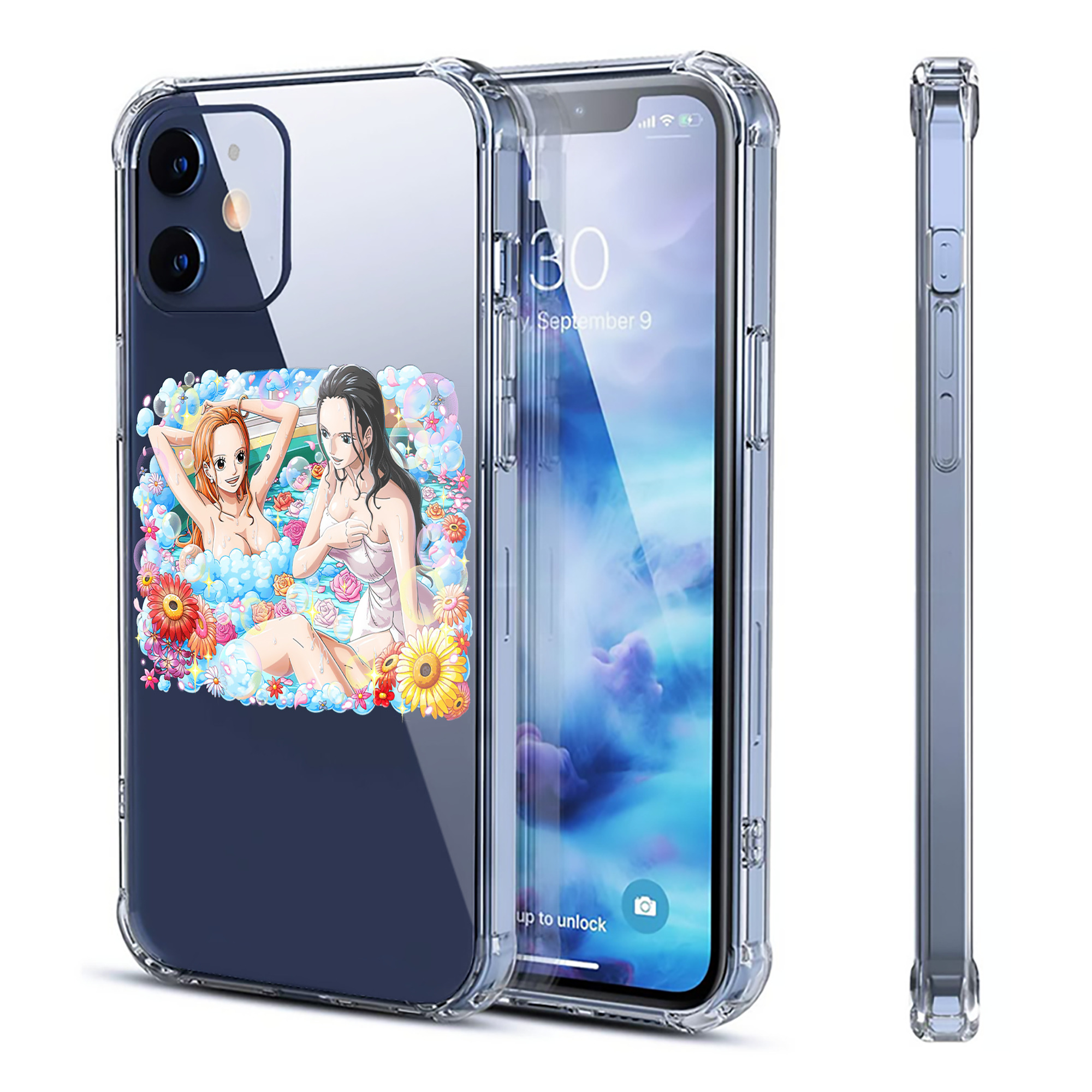 （画像用） ワンピース ニコ・ロビン ONE PIECE Nico Robin 【iPhone 12シリーズ対応】透明スマホケース（クリアソフトケース）